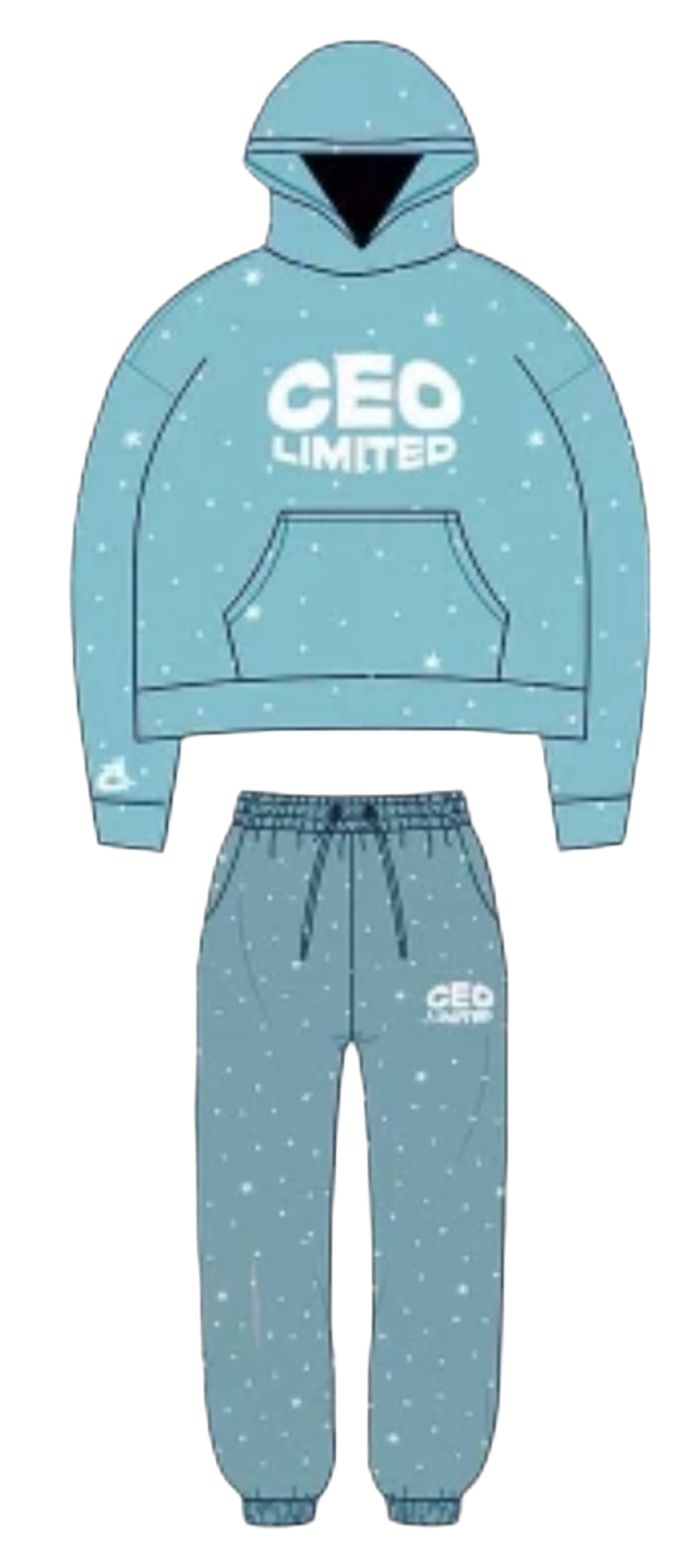 Blue Ceo Limited Rhinestone Set