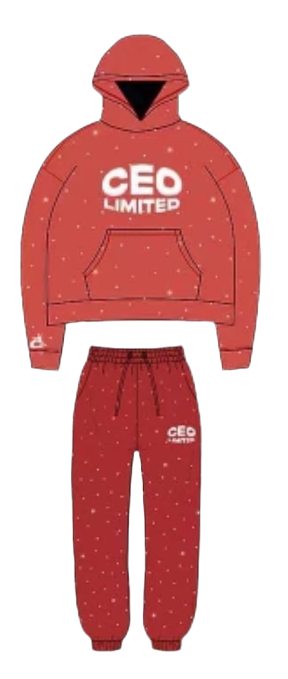 Red Ceo Limited Rhinestone Set