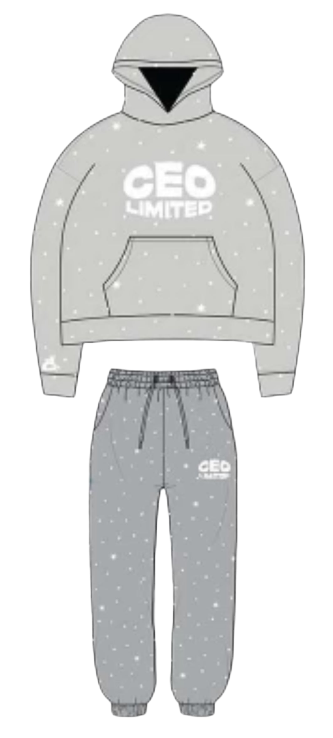 Grey Ceo Limited Rhinestone Set