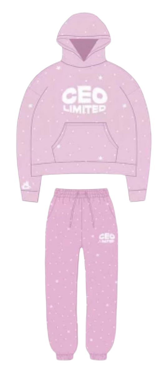 Pink Ceo Limited Rhinestone Set