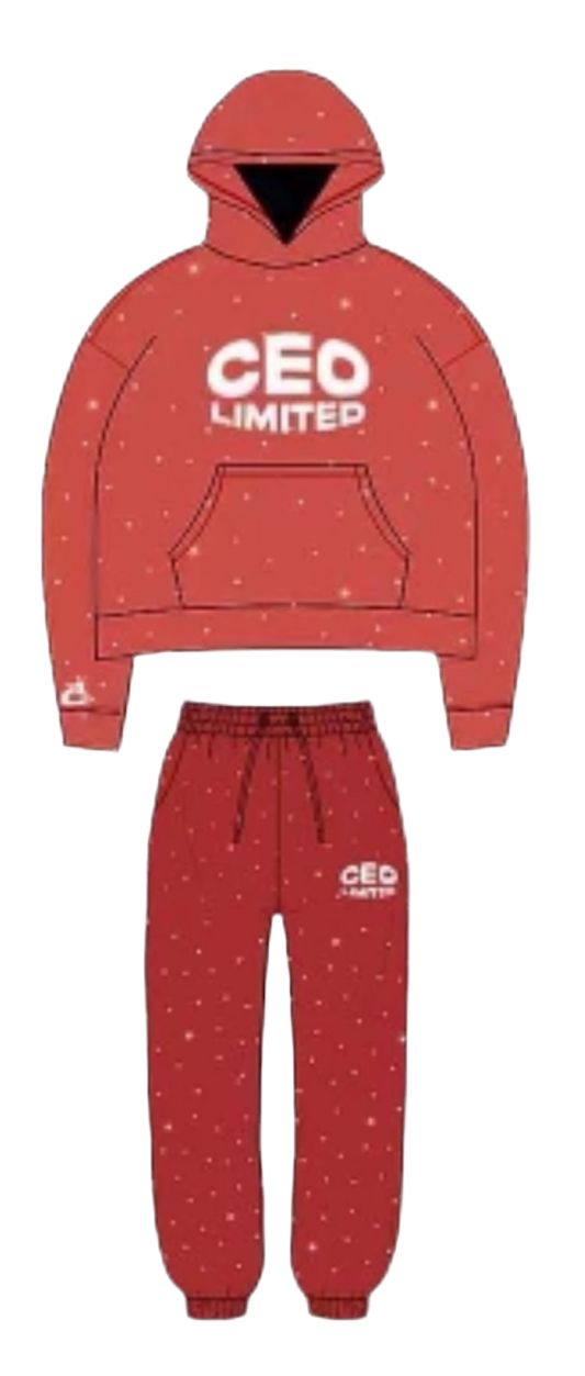 Red Ceo Limited Rhinestone Set